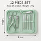 New Rose Gold& Black Nail Scissors Set Nail Clippers