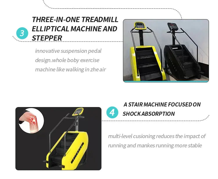 Fitness Stair Master Pink Electric Stair Climber