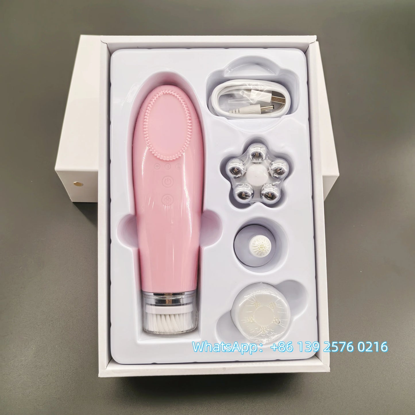 Beauty 4 in 1 Facial Skin Lifting Device Face Brush 