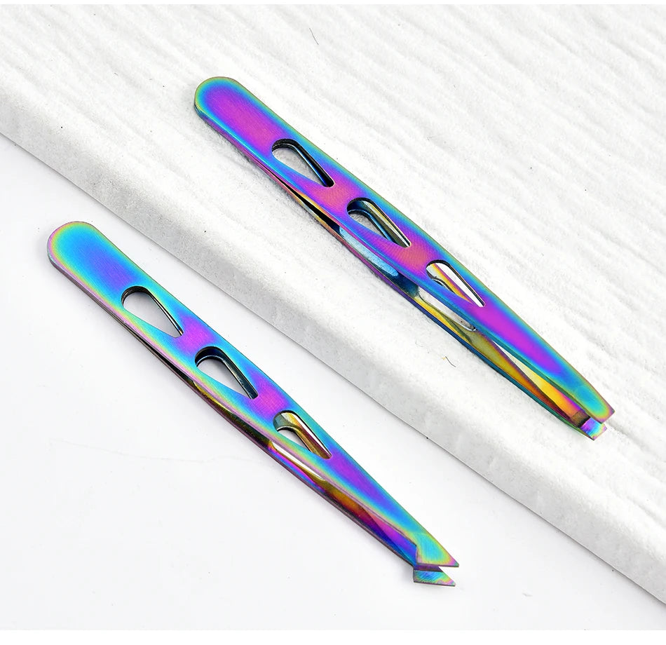 4pcs Eyebrow Tweezers Set - Professional Precision for Brow