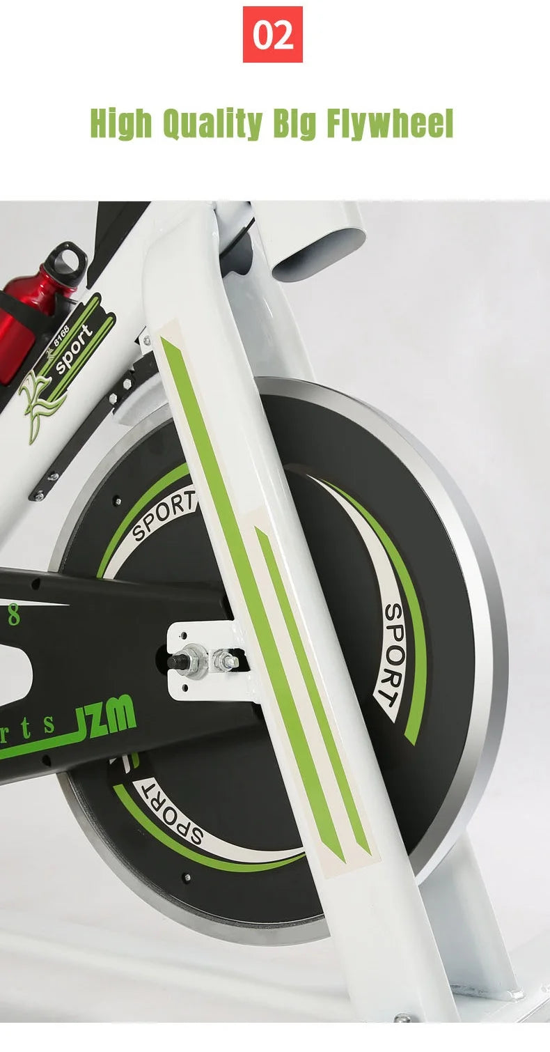 Indoor Cycling Bike with Magnetic Flywheel & LCD Monitor
