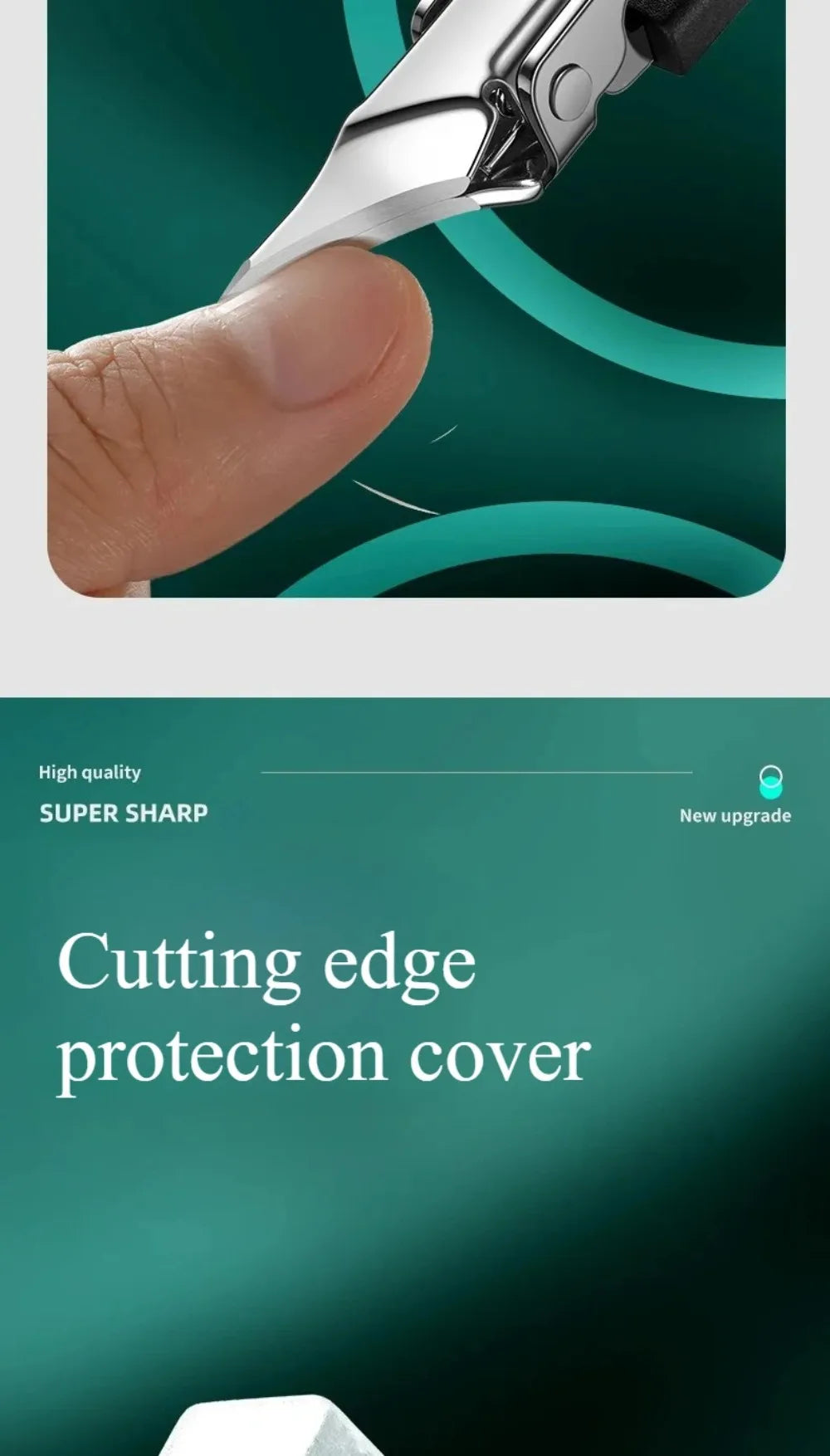 25 Slant Edge Nail Clipper Wide Opening Stainless Steel