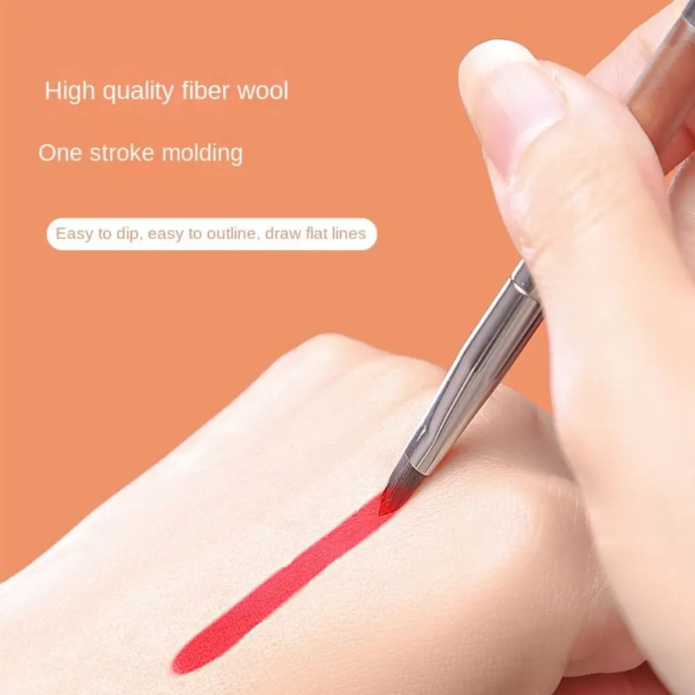 Lip Gloss Brush with Protective Cap Cosmetic Brush