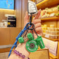 Fitness Keychain Colorful Gym Bag Charm for Fitness Lovers