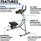 Fitness Height Adjustable Ab Trainer Workout Equipment