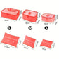 6 PcsSet PinkBlueGrey Travel Storage Bag
