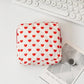 Heart Print Sanitary Napkins Storage Bag Feminine Period