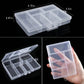 Transparent Plastic Storage Jewelry Box Compartment