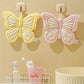 Hanging Coral Fleece Butterfly
