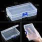 Transparent Plastic Storage Jewelry Box Compartment