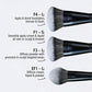 5-Piece Makeup Brush Set Professional Beauty Brushes