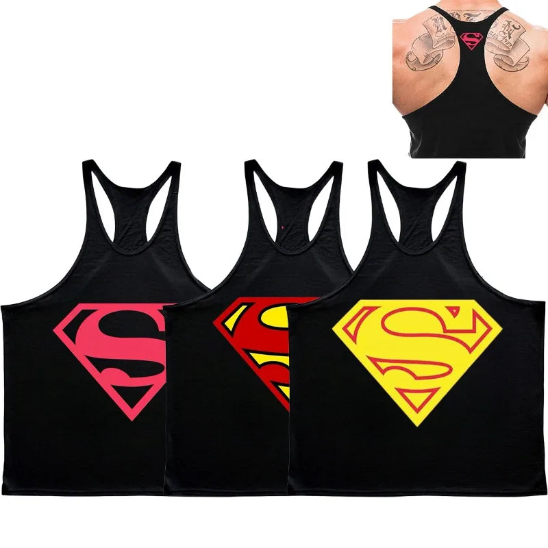 Summer Fashion Trend Fitness Vest Men's Fitness Gym