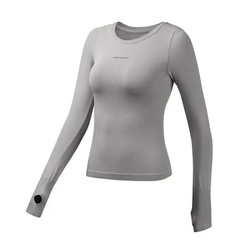 Fitness Tops Women Tight Sports Long Sleeve Yoga Clothing