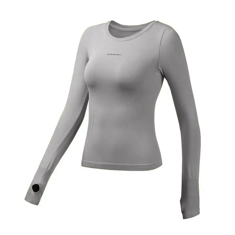 Fitness Tops Women Tight Sports Long Sleeve Yoga Clothing