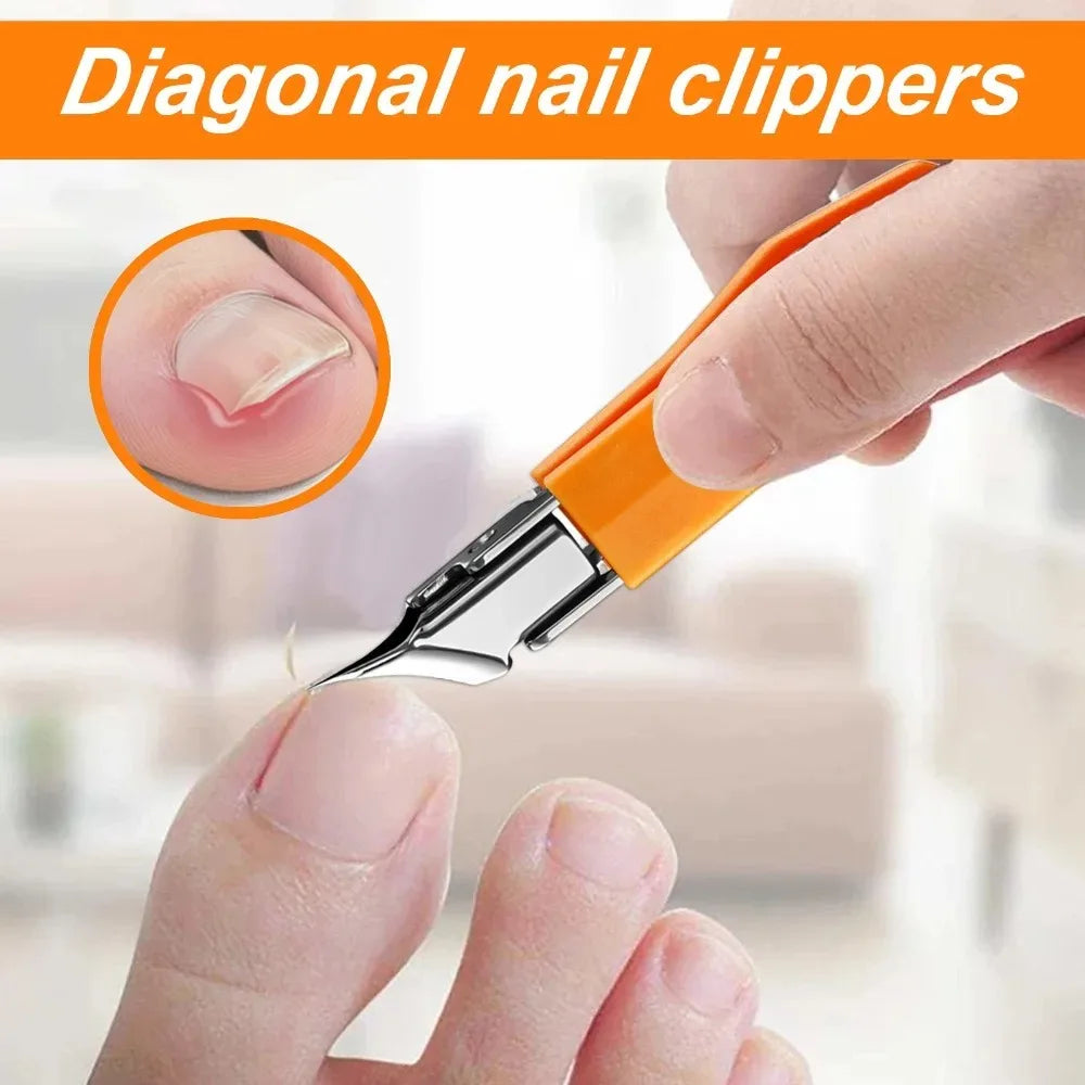 25 Slant Edge Nail Clipper Wide Opening Stainless Steel