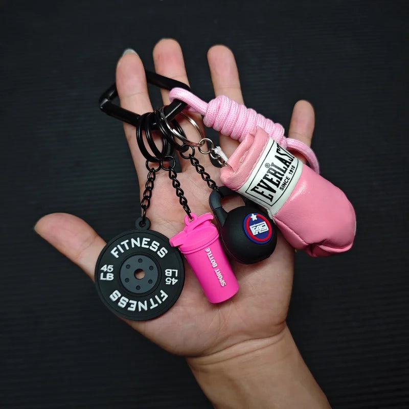 New Fitness Keychain Gym Lovers Fitness Enthusiast Gift