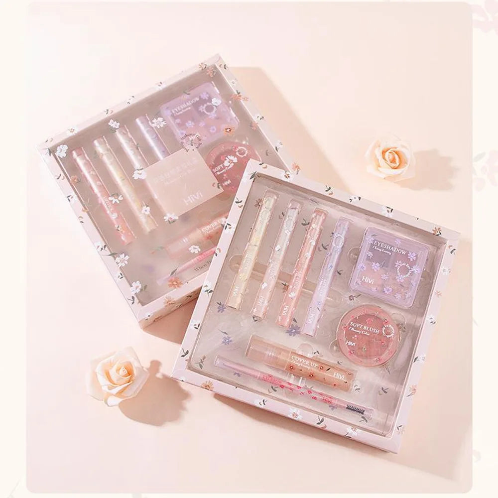 8-Piece Beauty Set with Lipstick Concealer Eyeshadow