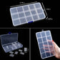 Transparent Plastic Storage Jewelry Box Compartment