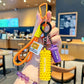 Fitness Keychain Colorful Gym Bag Charm for Fitness Lovers