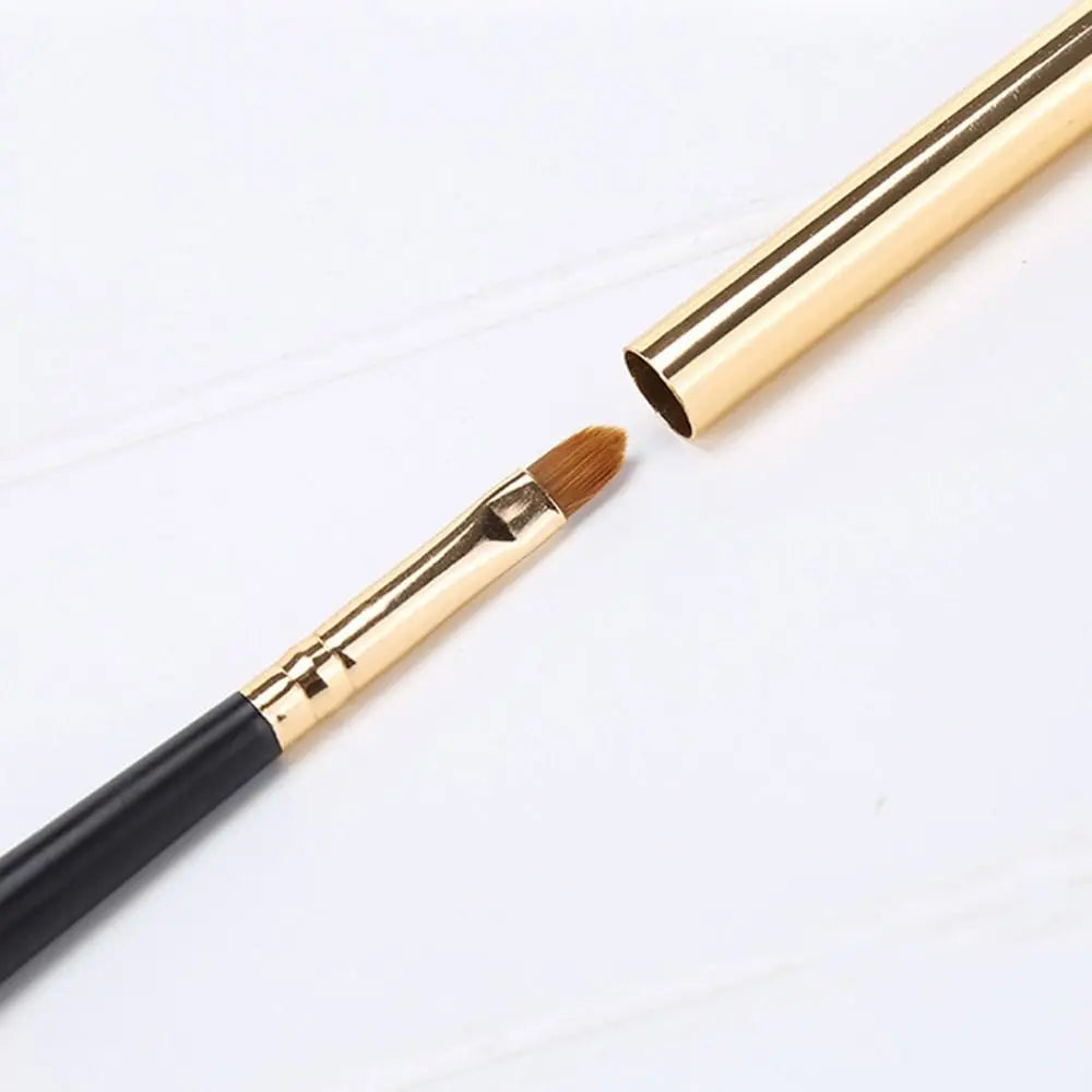 Lip Gloss Brush with Protective Cap Cosmetic Brush