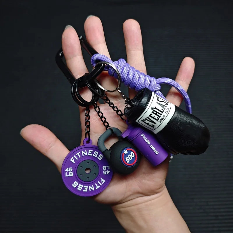 New Fitness Keychain Gym Lovers Fitness Enthusiast Gift