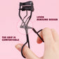 1 portable eyelash curler with 5 silicone pads