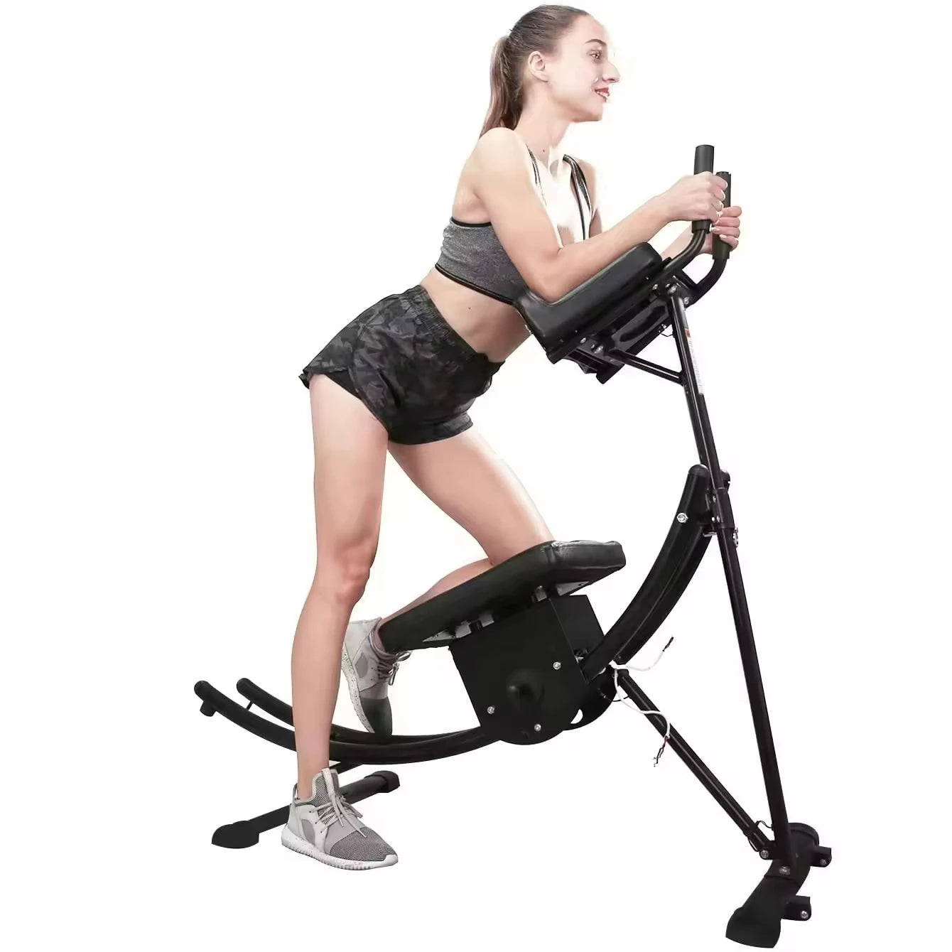 Fitness Height Adjustable Ab Trainer Workout Equipment
