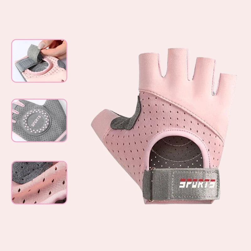 Fitness Yoga Gloves for Men Women Gym Hiking Summer Ice Silk
