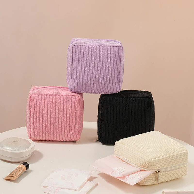 Sanitary Napkins Organizer Bags Women Portable Makeup