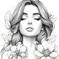 Beautiful Women in Bloom for Makeup Practice