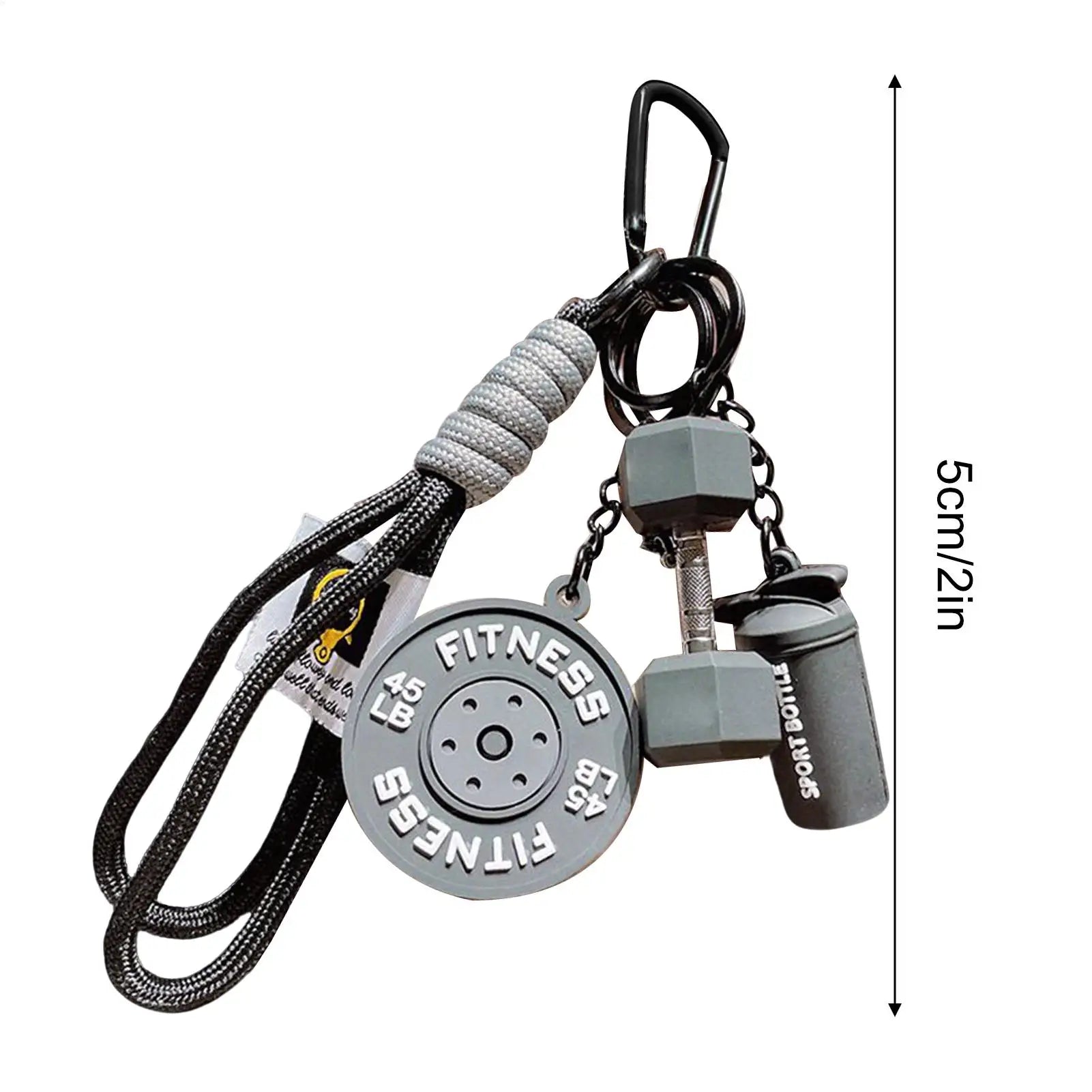 Fitness Keychain Cute Dumbbell Gym Accessory Gift