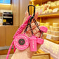 Fitness Keychain Colorful Gym Bag Charm for Fitness Lovers