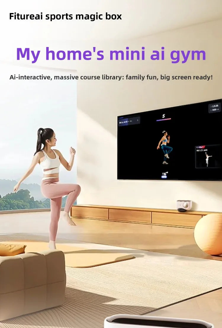 Fitness Magic Box AI Intelligent Somatosensory Exercise