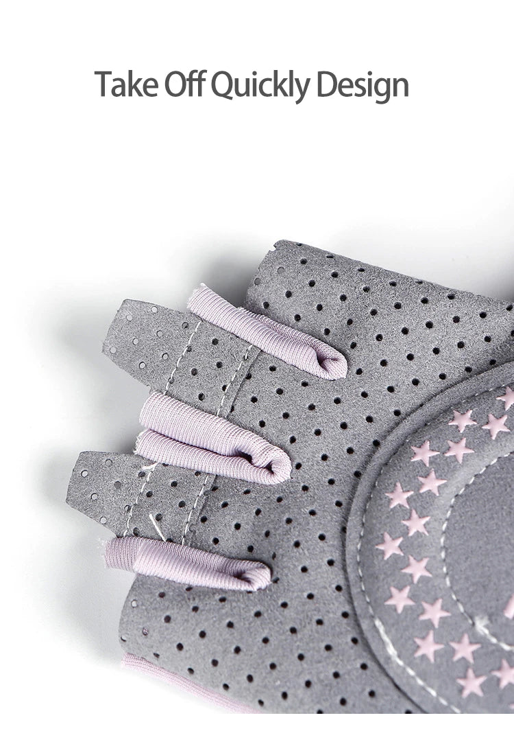 Fitness Yoga Gloves for Men Women Gym Hiking Summer Ice Silk