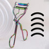 1 portable eyelash curler with 5 silicone pads