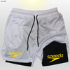 Fitness 2-in-1 training shorts suitable for men