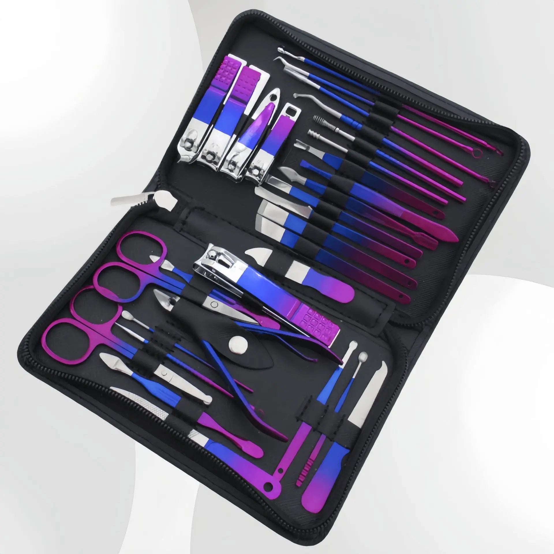9-18pcs Set Professional Stainless Steel Manicure & Pedicure