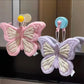 Hanging Coral Fleece Butterfly