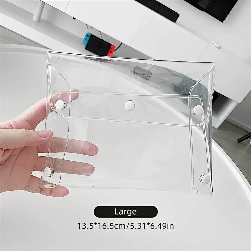 Transparent Cosmetic Bag Portable for Makeup Brushes