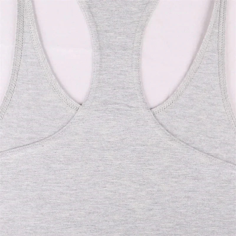 Men's Fitness Stringer Vest Cotton Y-Back Workout Tank