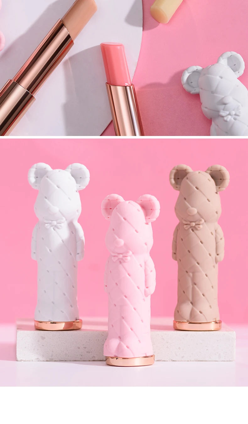 Beauty Glazed Bear Moisturizing Lipstick Colored Lip Balm