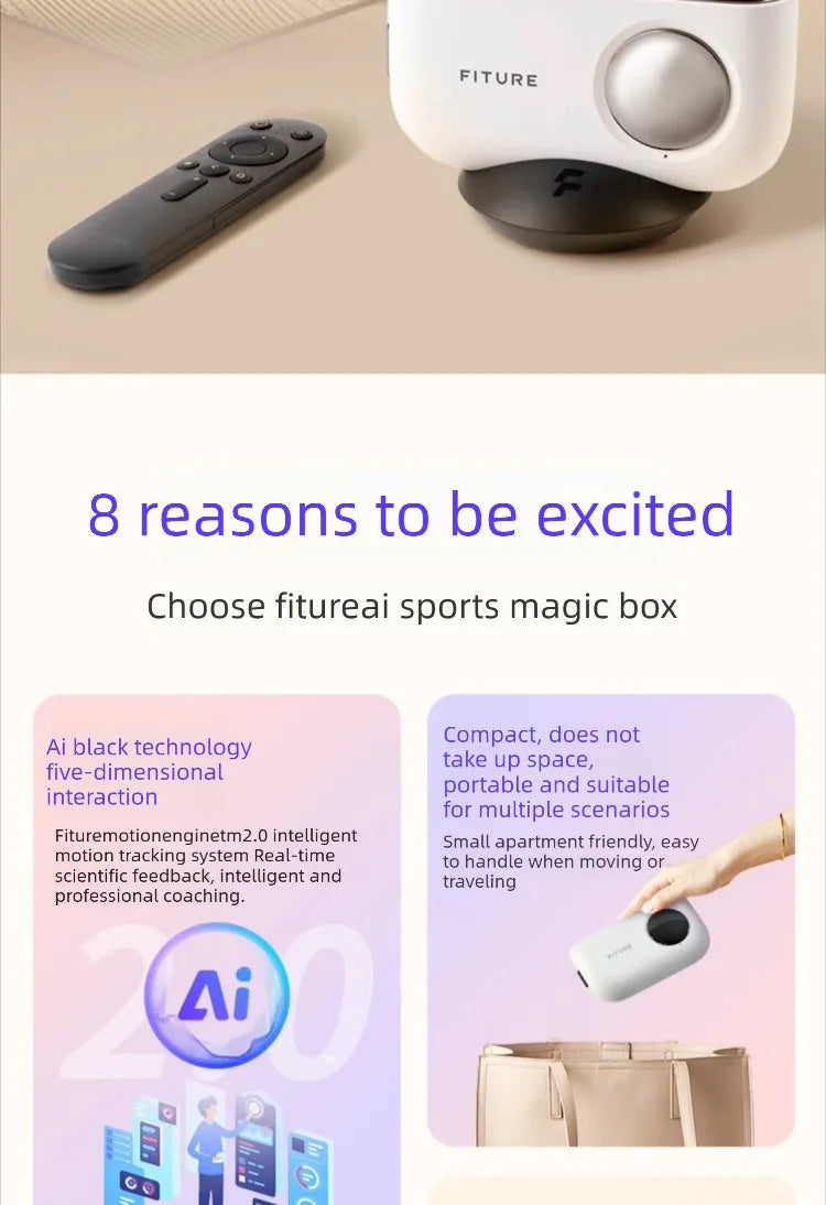 Fitness Magic Box AI Intelligent Somatosensory Exercise