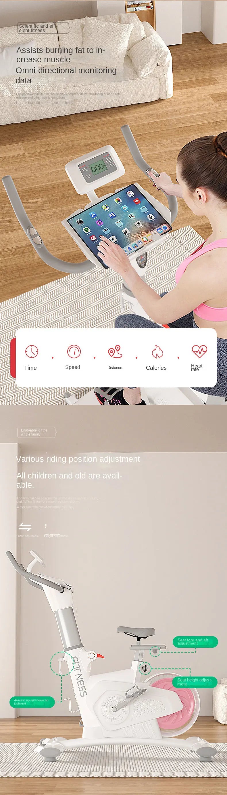 Indoor Cycling Fitness Equipment Mute Fat