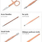 New Rose Gold& Black Nail Scissors Set Nail Clippers