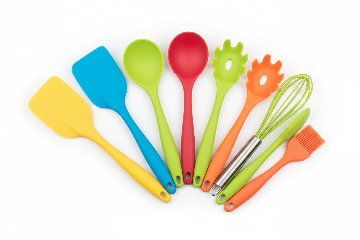 Silicone Cooking Utensil Set - 10 Piece Heat Resistant