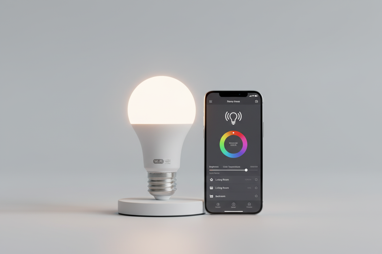 Smart LED Light Bulb - WiFi Enabled