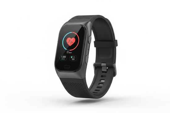 Smart Fitness Watch - Heart Rate & Sleep Tracker