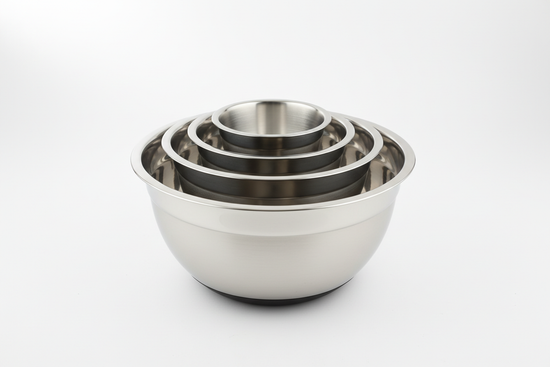 Stainless Steel Mixing Bowl Set - 5 Piece Nesting