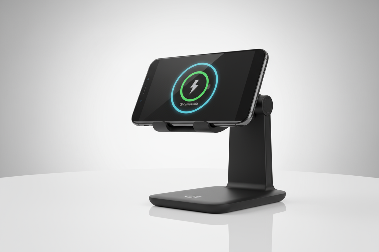 Wireless Charging Stand - Adjustable Angle Qi Charger