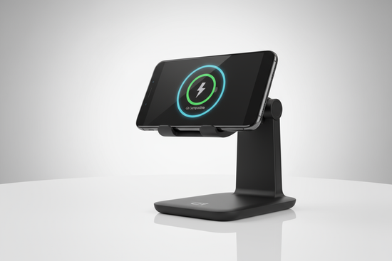 Wireless Charging Stand - Adjustable Angle Qi Charger
